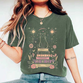 Retro Mystical Cat T-Shirt
