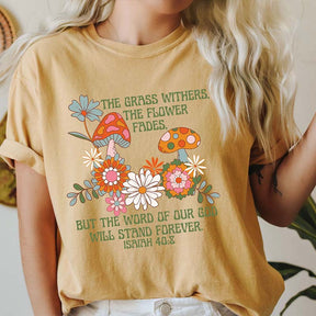 Retro Distressed Christian Mushroom T-Shirt