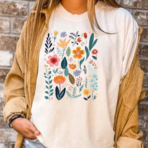 Comfort Colors Retro Flower Summer T-Shirt