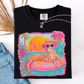 Retro Viral Summer Leopard T-Shirt