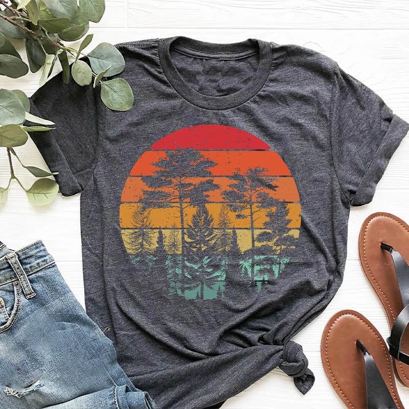 Outdoors Nature Silhouette T-Shirt