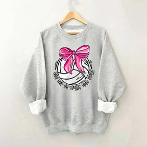 I Will Praise Him In His Courts Volleyball Sweatshirt