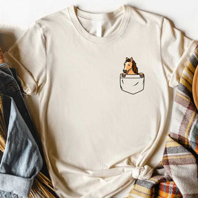 Horse Pocket Lover T-Shirt