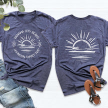 Custom Sun Family Beach Vacation T-Shirt
