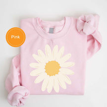 Cute Boho Daisy Floral Sweatshirt