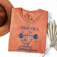 Today I'm A Serious Goose Weightlifting T-Shirt