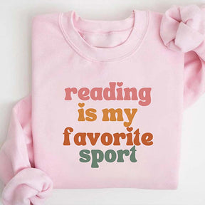 Reading is My Favorite Sport Cute Sweatshirt