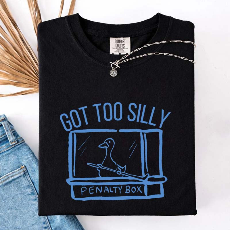 Hockey Got Too Silly Penalty Box T-Shirt