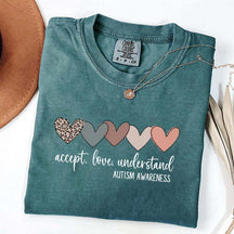 Accept Love Understand Autism Acceptance T-Shirt