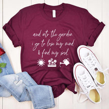 And Into The Garden I Go Botanical T-Shirt