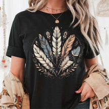 Boho Feather Bohemian T-Shirt