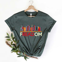 Freadom Book Reading Social Justice Bookish T-Shirt