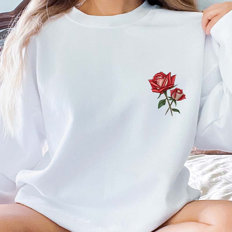 Rose Gardening Flowers Sweatshirt