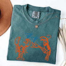Lobster Crab Martini T-Shirt