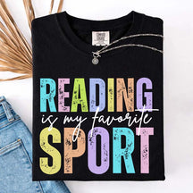 Reading is my Favorite Sport Literary Girl T-Shirt