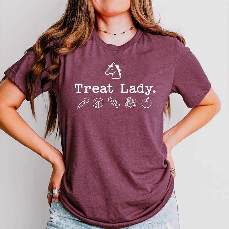 Treat Lady Horse Show Mom T-Shirt