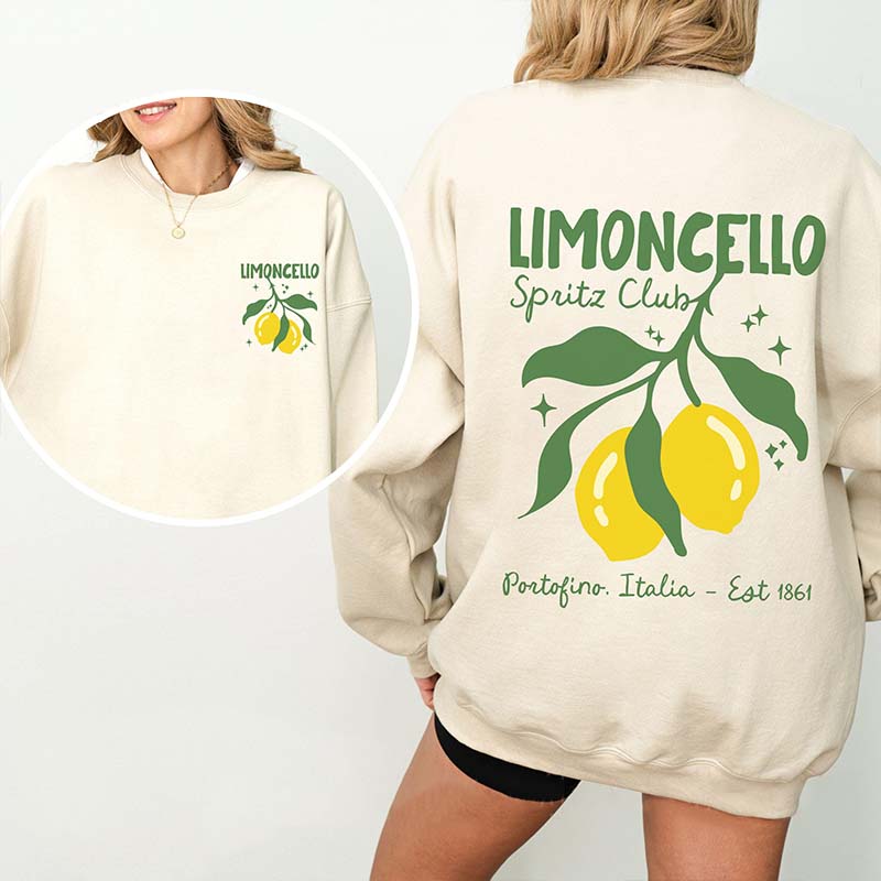 Limoncello Spritz Club Portofino Italy Sweatshirt