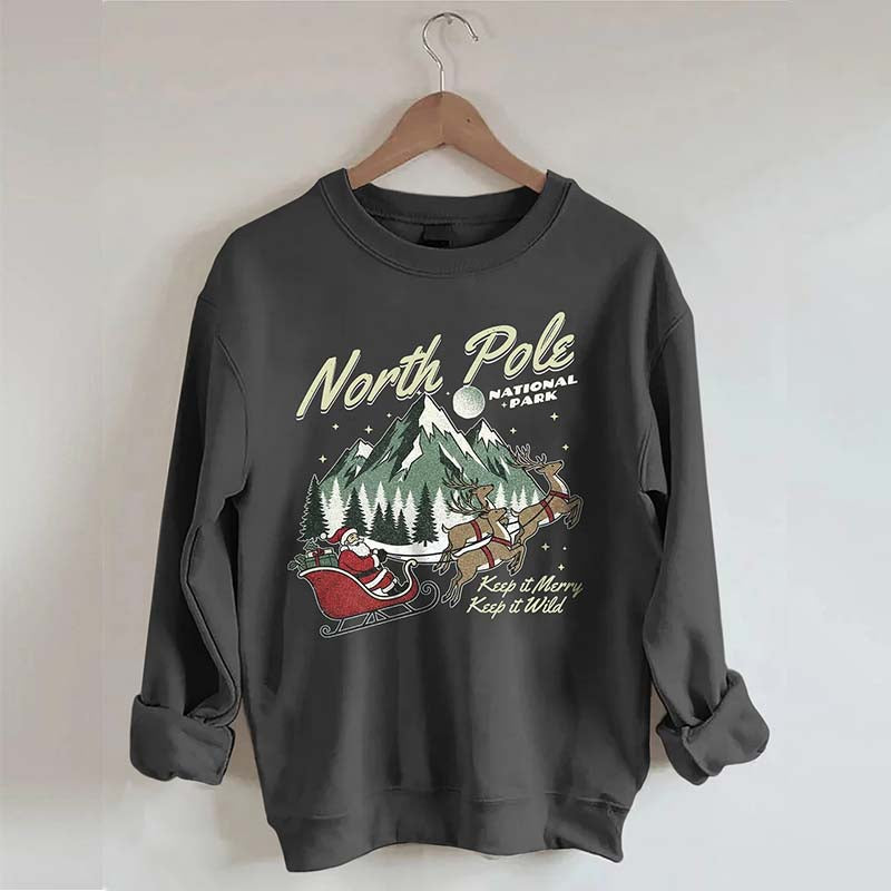 North Pole National Park Christmas Sweatshirt