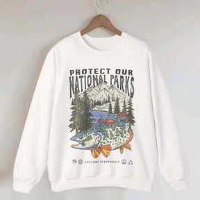 90s National Parks Granola Girl Sweatshirt