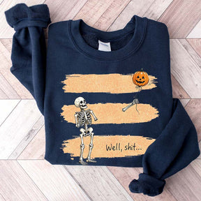 Funny Skeleton Lost Balloon Sweatshirt