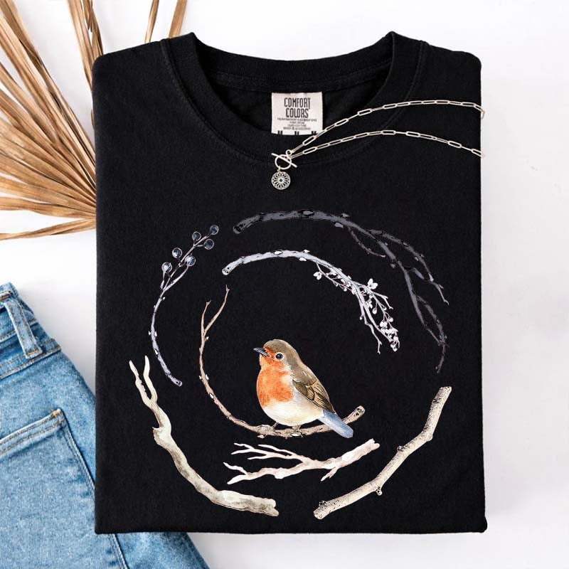 Cute Bird Lover Peace T-Shirt