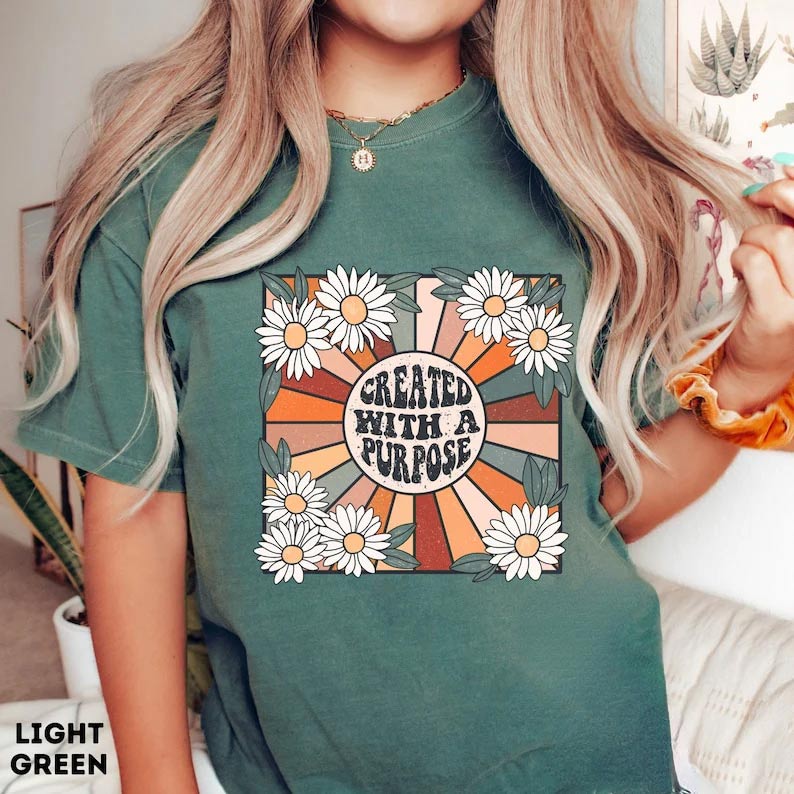 Hier kommt das Sun Boho Flower T-Shirt