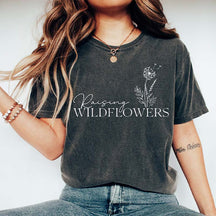 Raising Wildflowers  Mothers Day T-Shirt