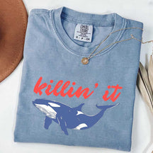 'Killin' It' Whale T-Shirt