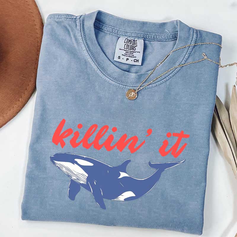 'Killin' It' Whale T-Shirt