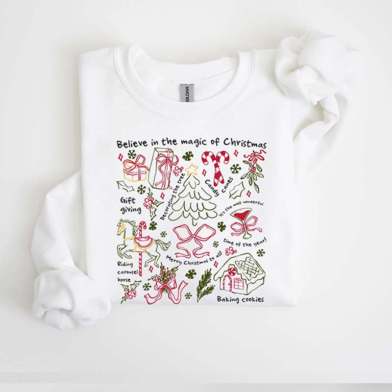 Believe In The Magic Of Christmas Sweatshirt