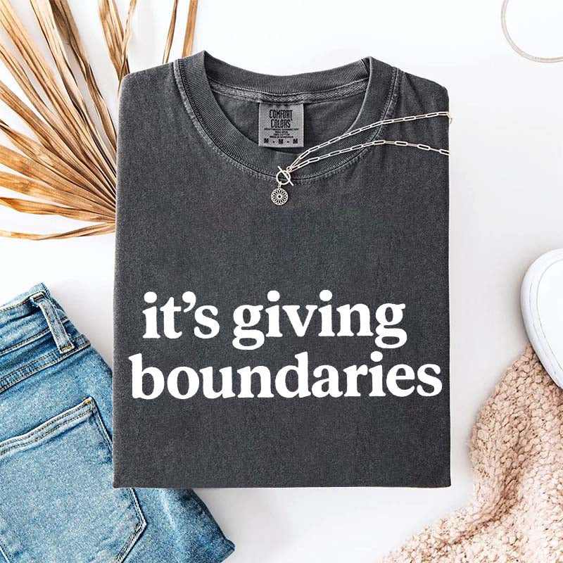 It's Giving Boundaries T-Shirt