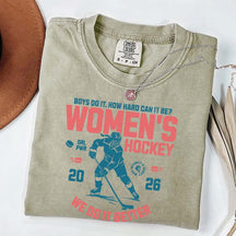 Hockey Lover Merch Feminist T-Shirt