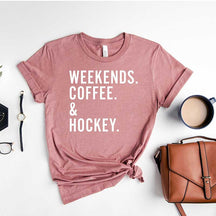 Weekends Coffee And Hockey T-Shirt