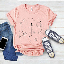 Celestial Astrology Moon Phase Spiritual T-Shirt