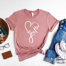 Faith Heart Religous T-Shirt