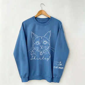 Personalized Pet Photo Dog Cat Sweatshirt