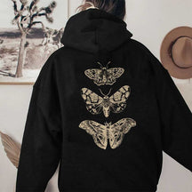 Moth Celestial Mystical Fairycore Hoodie