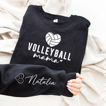 Personalized Sleeve Name Volleyball Sweatshirt