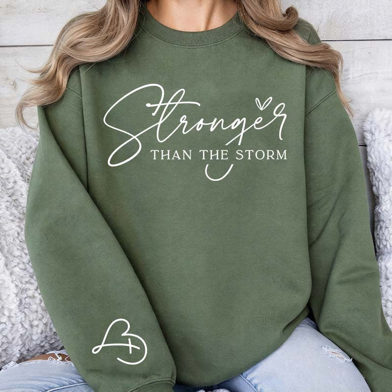 Mental Health Stronger Than The Storm Sweatshirt