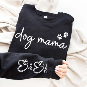 Custom Dog Mama Paws Funny Sweatshirt