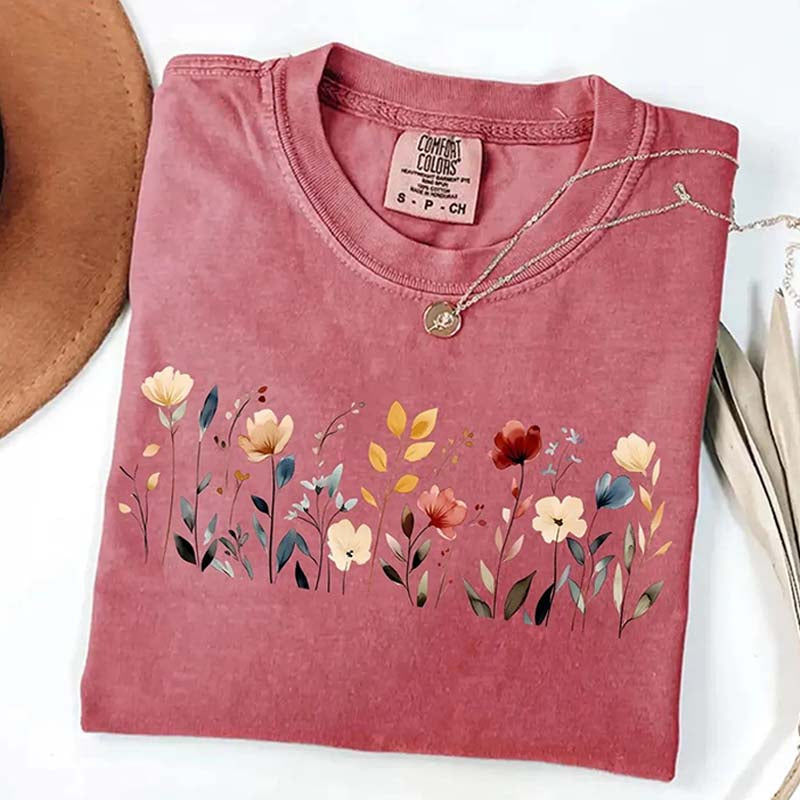 Comfort Colors Wild Flower Nature T-Shirt