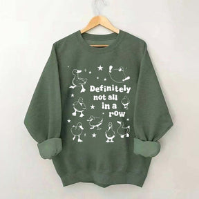 Retro Ducks Not in A Row Sweatshirt
