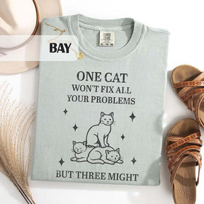 Funny Three Cat Lover Retro T-Shirt