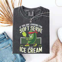 Soft Serve Pickleball Joke T-Shirt