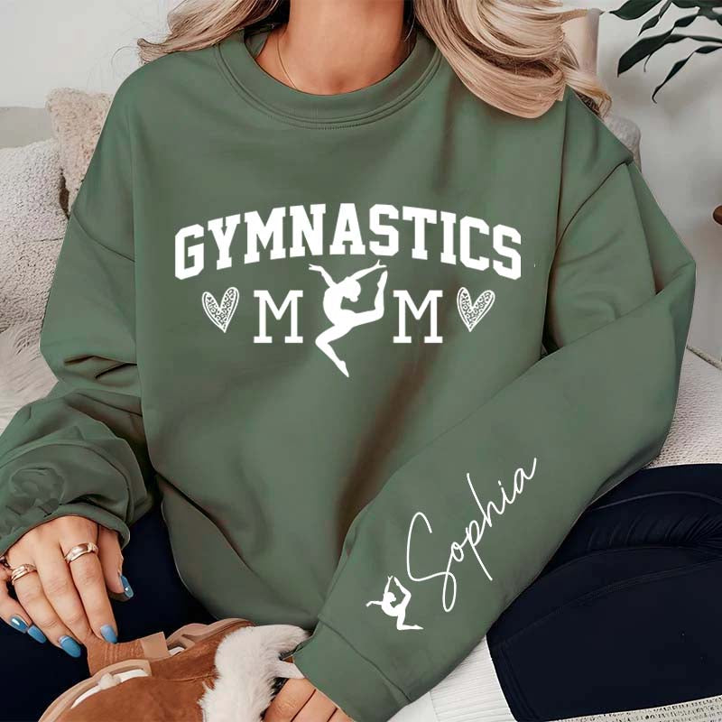 Personalized Gymnastics Mom Sweatshirt