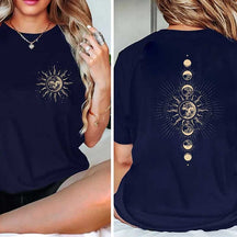 Comfort Colors Celestial Moon And Sun T-Shirt