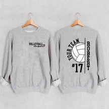 Personalized Team Spirit Volleyball Sweatshirt