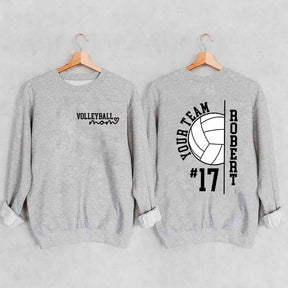 Personalized Team Spirit Volleyball Sweatshirt