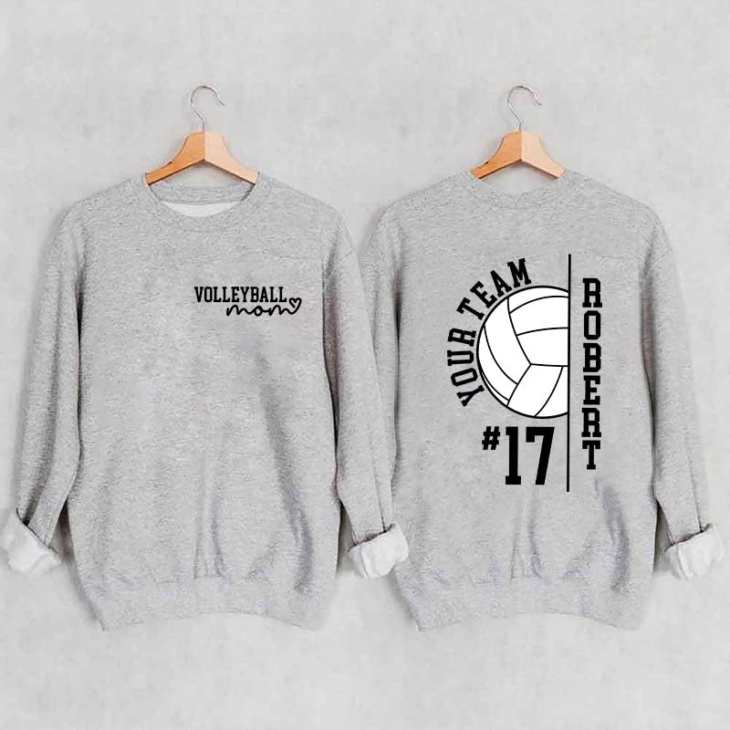 Personalized Team Spirit Volleyball Sweatshirt