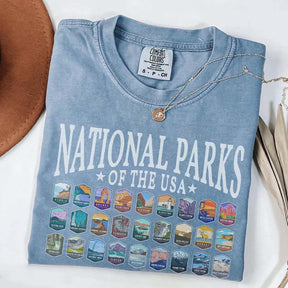 US National Park Camping T-Shirt